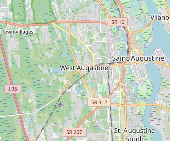 Area schools map